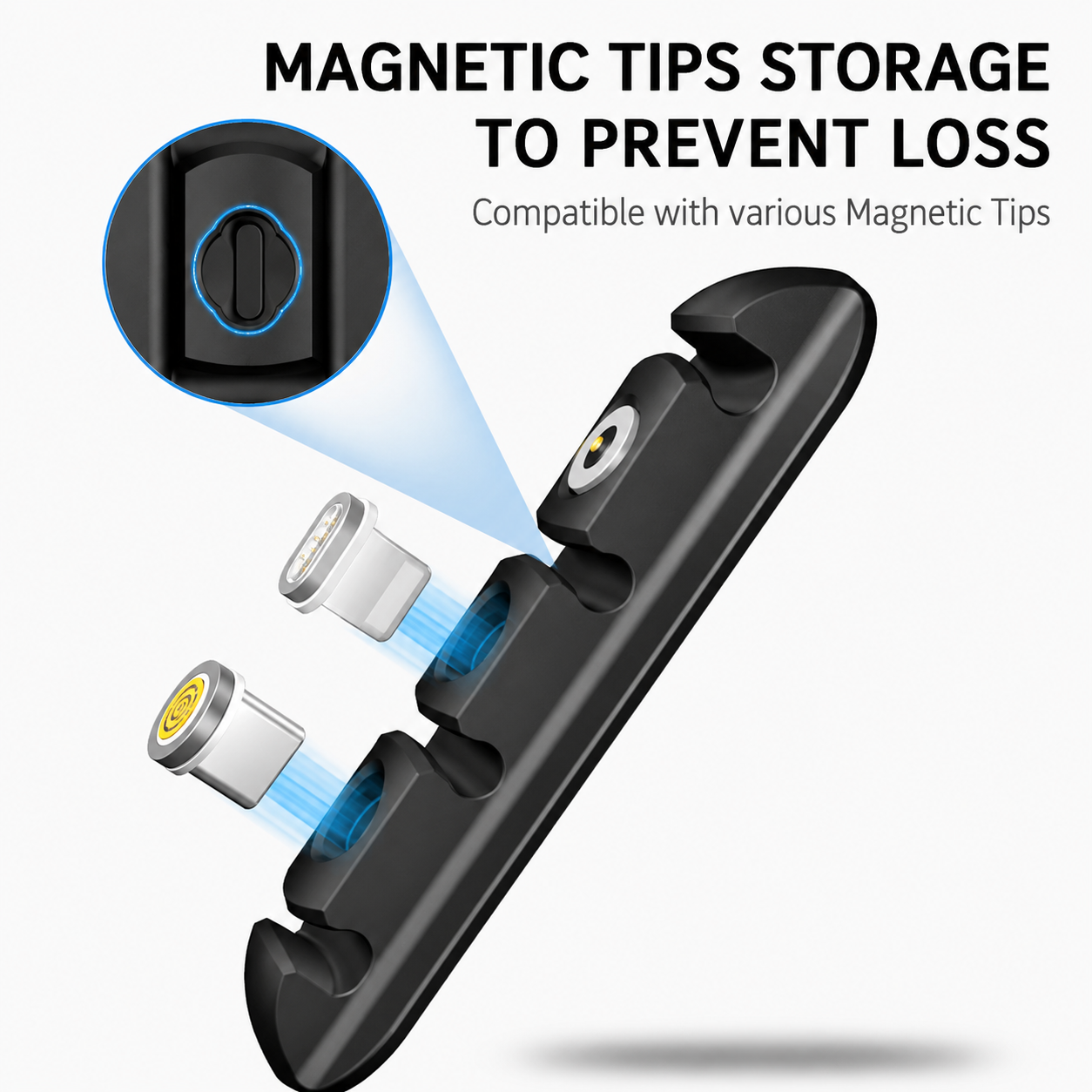 DESKORA™ Magnetic Cable Organizer