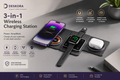 3-in-1 Magnetic Wireless Charging Station | Deskora